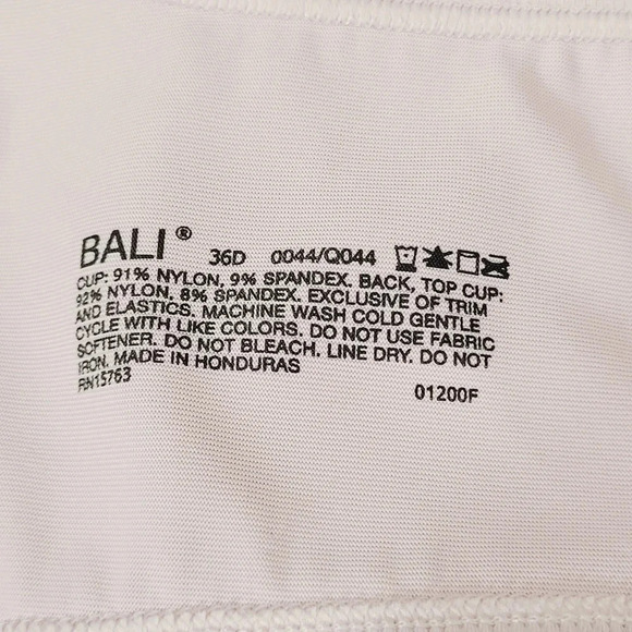 36D Bali Q044 0044 Double Support Soft Touch Wirefree Bra Pink - Picture 4 of 4